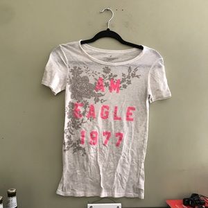 Cream color American Eagle shirt
